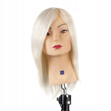 I119 Labor pro Główka treningowa blond naturalna ludzkie włosy 30 cm